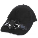 black Solar Powered Air Fan Cooled Baseball Hat Camping Traveling J4E9