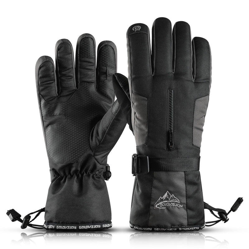GOLOVEJOY SK02 Skiing Gloves Winter Outdoor Cycling Windproof Waterproof Pocket Touch Screen Antiskid Plush Warm