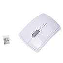 2.4GHz 1200DPI Wireless Foldable Arc Optical Mouse Mice Receiver PC Laptop WO1W1