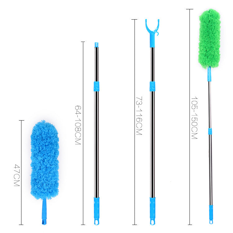 Telescoping Flexible Duster Washable Anti Static Soft Microfiber Cleaning Brush Dust Cleaner