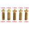 5Pcs for One Size Brass Heating Block Nozzle 1.75mm 0.4/0.6/0.8/1/1.2mm for 3D Printer