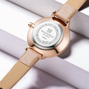 NAVIFORCE 5006 Rose Gold Case Elegant Design Women Wrist Watch Date Display Quartz Watch