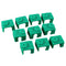 10Pcs Green Silicone Case for Hotend Heating Block Protective Cover 280 for 3D Printer