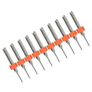 10pcs 3.175mm Shank 1.0mm Micro PCB Drill Bit Print Circuit Board Carbide CNC Engraving Tool