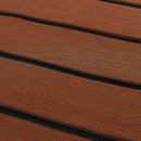 Marine Floor EVA Foam Brown Faux Teak Boat Mat Self-Adhesive Decking Yacht Sheet Stair Carpet
