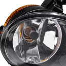 Pair Car Front Bumper Fog Lights Lamp with Grilles Harness Amber for VW Jetta MK6 2011-2014