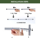 3 Tier Telescopic Toiletries Storage Corner Bath Shelf Rack for Bathroom