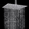 TAPCET 8" Ultrathin Square/Round Stainless Steel Shower Head Rainfall Shower Head Top Spray Pressure