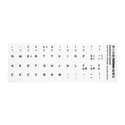 Universial Laptop Keyboard Sticker Keycap Stickers Transparent Cover Notebook Desktop Laptop