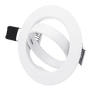 Round Shape Rotation Adjustable LED Downlight Ceiling Lamp Bracket for 70-75mm GU10 MR16 Light Bulb