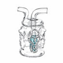 New Glass H ookah Pipes Craft Mini Four-sided Four Skulls Small H ookah Glass Skull