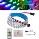 2M IP20 Built-In IC WS282B 5050 RGB 288 LED Strip Light With 14Keys Remote Control KTV Hotel Bar Stair DC5V