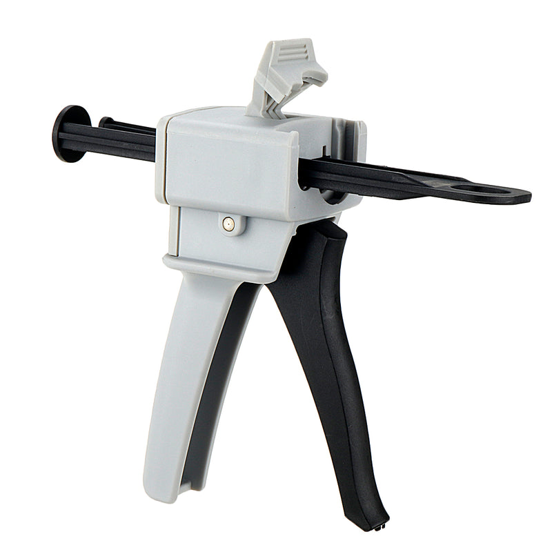 50ml/75ml AB Glue Applicator Dispenser Impression Mixing Dispensing Handle Spread Applicator Glue Nozzles Cartridge for 10:1 Glue Mixing Tube