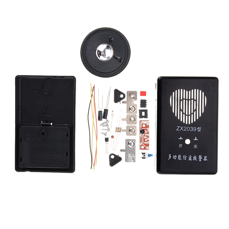 DIY Multi-function Anti-theft Vibration Alarm Kit Electronic Component Training Kit