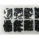 Suleve MXCH2 240Pcs M2/M2.5/M3 Hex Socket Head Cap Screws Carbon Steel Assortment Kit