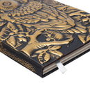 Handmade Vintage 3D Embossed Owl Travel Diary Notebook Journal Leather Notepad