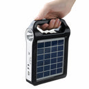 2400mAh Portable Solar Panel Charger Reusable Solar Generator System USB Port With Lamp Lighting