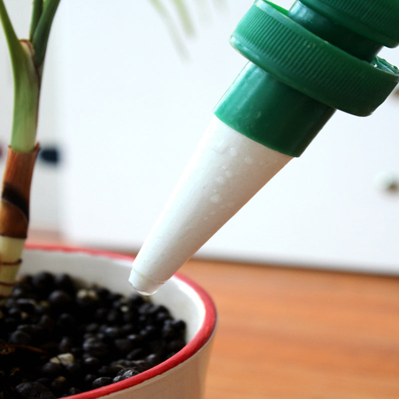 4Pcs/Set Plant Water Dripper Dispenser Garden Automatic Water Flow Droppers Water Bottle Drip Irrigation Watering System Kits