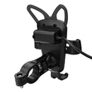 Universal USB Charge Anti-slip Motorcycle Handlebar Holder Stand for iPhone Xiaomi Mobile Phone