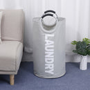 Large Oxford Cloth Laundry Basket Foldable Portable Toy Fabric Storage Bag