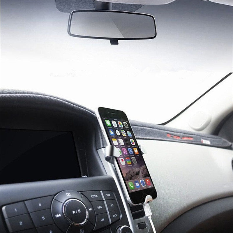 Novel Triangle Fixator Car Air Vent Holder Gravity Linkage Phone Bracket for iPhone Samsung Xiaomi