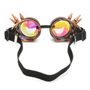 3 Colors Festivals Rave Kaleidoscope Goggles Rainbow Glasses Prism Diffraction Crystal