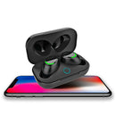 [True Wireless] Soaiy T1 bluetooth Earphone Deep Bass Stereo Sound IPX5 Waterproof Sport With Mic