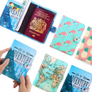 Travel PU Leather Passport Organizer Holder Card Case Protector Cover Wallet