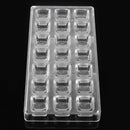 21 Cups Squares Shaped PC DIY Chocolate Mold Candy Pudding Ice Jelly Mould