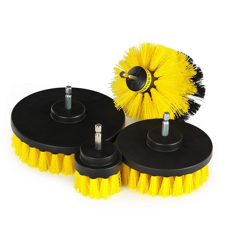 4pcs 2/3.5/4/5 Inch Electric Drill Brush Cleaning Brush Tool