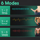 8pads / Set 10 Grade 6 Mode Abdominal Muscle Trainer with 3 Controller Muscle Fat Burning Body Fitness