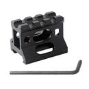KALOAD D0093 Metal Holographic Scope Raising Bracket 20mm Wide Refilescope Guide Rail Mount Holder
