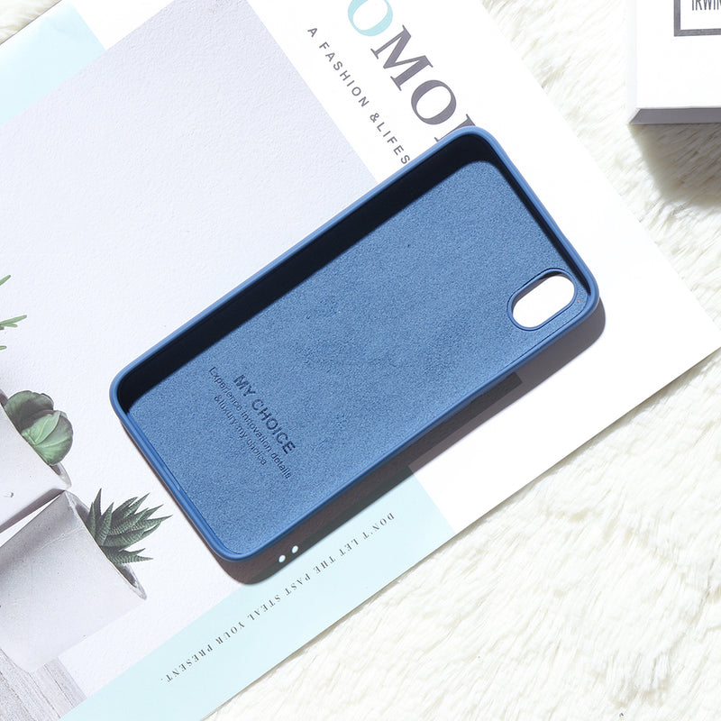 Bakeey Smooth Liquid Silicone Rubber Back Cover Protective Case for Xiaomi Redmi 7A