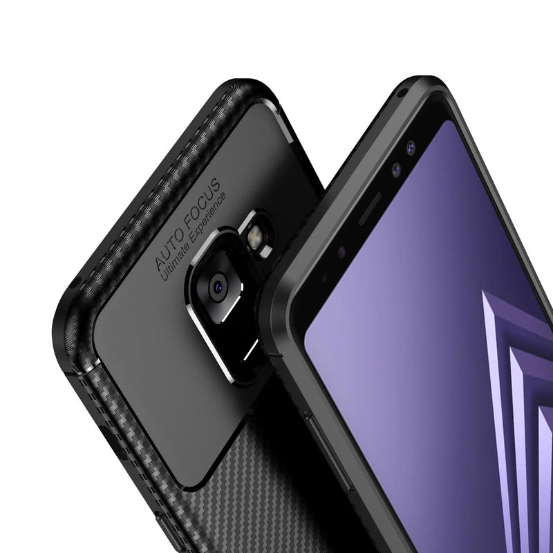 Bakeey Protective Case For iPhone A8 2018 Slim Carbon Fiber Fingerprint Resistant Soft TPU