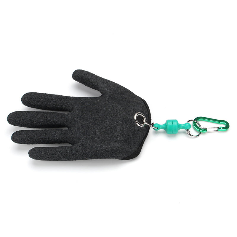 1 Pcs Fishing Glove Safety Magnet Release Keychain Fishing Right Hand Protection Gloves