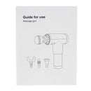 Digital Touch Display Electric Muscle Massager 2500mAh Rechargeable Vibration Percussion Pain Relief Reduce Fatigue Tool with 4 Heads