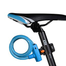 XANES 1.2m Mutifunction Anti-Theft Bike Lock Safe Tail Light Lock Usb Rechargeable Rainproof