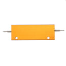 RX24 100W 300R 300RJ Metal Aluminum Case High Power Resistor Golden Metal Shell Case Heatsink Resistance Resistor