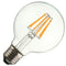 G80 E27 6W Warm White COB LED Filament Retro Edison Bulbs 220V