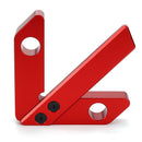 45/90 Degree Right Angle Line Gauge Carpenter Round Heart Ruler Gauge Woodworking Center Scriber