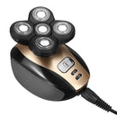 USB 5 IN 1 4D Rotary Electric Shaver Rechargeable Bald Head Shaver Beard Trimmer