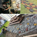 Garden DIY Plastic Path Maker Mold Manually Paving Courtyard Stone Road Cement Brick Mold