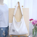 12L Women Large Canvas Handbag Shoulder Bag Tote Ladies Girl School Travel Bag