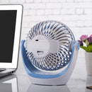 Electronic Portable Desktop Mini 180 Degree Rotation 2 Grade Adjustment Fan Summer Applicance for Ho