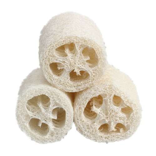 3PCS Natural Loofah Bath Body Shower Sponge Scrubber (Large) Y1S2