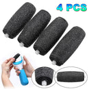 4Pcs Replacement Refill Roller Heads For Scholls Velvet Smooth Electric Foot File Express For Skin Remover
