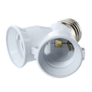 5 x Double Lamps Adapter LED Bulb E27 Base F9W5
