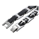 12mm Men's Stainless Steel Bracelet Cross Bracelet Bangle TOP