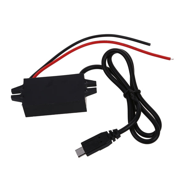 Car Charger DC Converter Module 12V To 5V 3A 15W with Micro USB Cable X9Z2