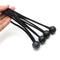 4pcs Ball Flag Pole Clip Bungee Cord Ties To Attach Windsocks & Flags To Poles
